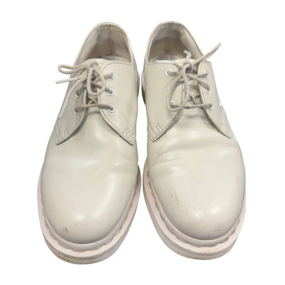 Dr. Martens 1461 White Leather Oxford Shoes - Picture 2 of 5